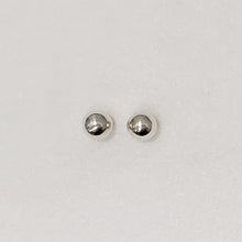 Load image into Gallery viewer, 10mm Silver Ball Stud Earrings
