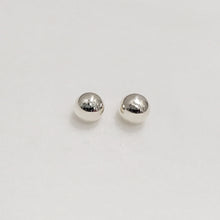 Load image into Gallery viewer, 10mm Silver Ball Stud Earrings
